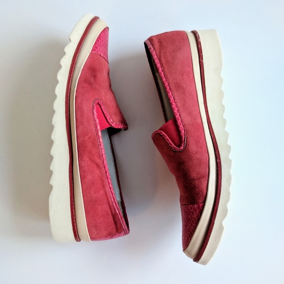 Donald J. Pliner Beliz Suede & Snakeskin Sneaker - Picture 6 of 8